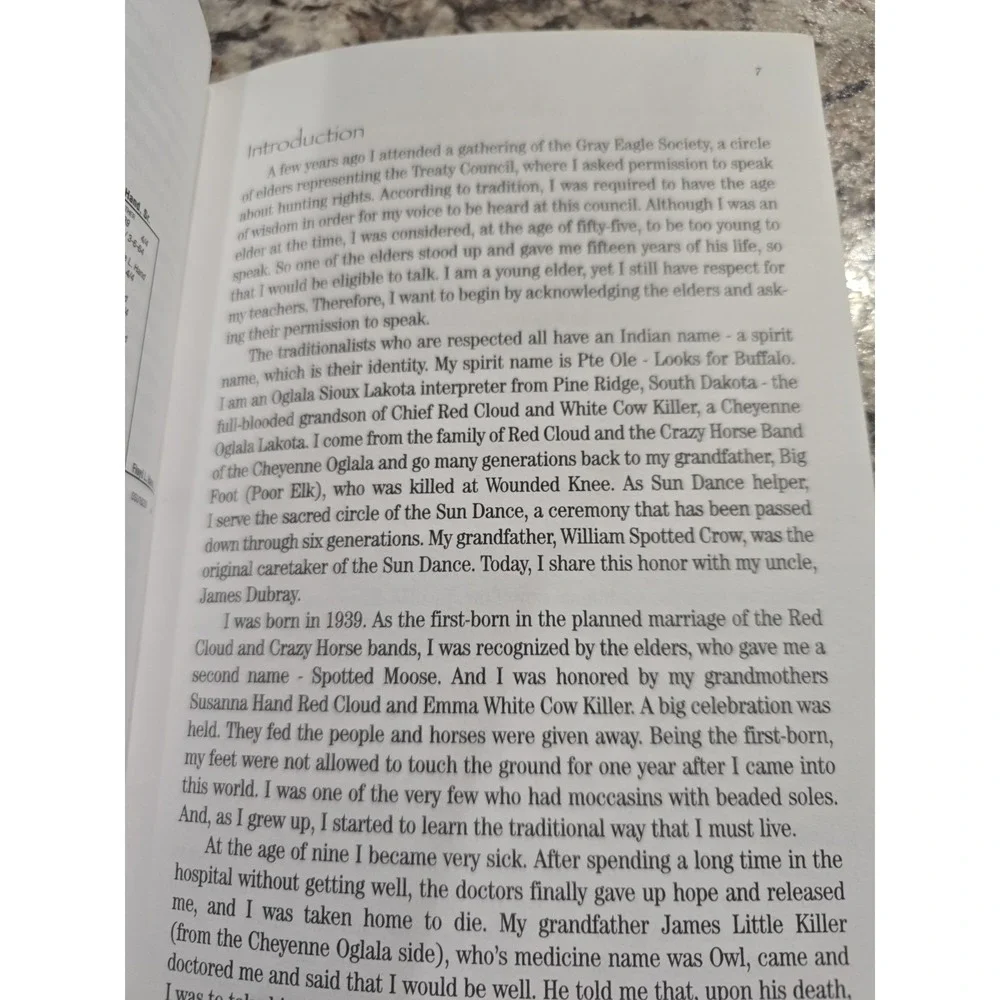 Book paperback Learning Journey on the Red Road Floyd‎ Looks Sioux Indian